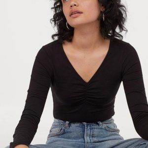 H&M Black Long Sleeve Tee